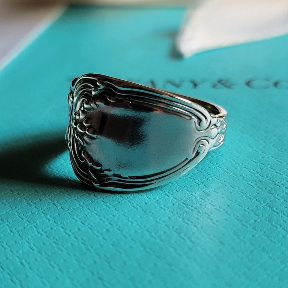 1890 Tiffany & Co. Broom Corn Spoon Ring # 9